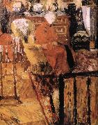 Edouard Vuillard, Vial mother wearing a red jacket